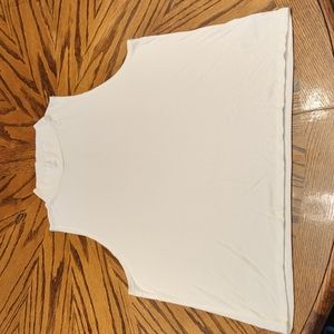 American Eagle Large ribbed tank White